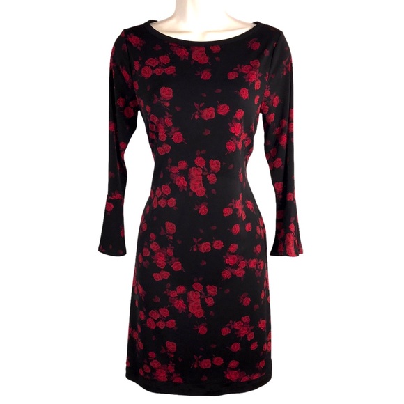 Michael Kors GORGEOUS Red Roses Dress - Picture 10 of 10